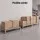Giantz Dunnage Rack 2-Pack 454kg Stainless Steel Kitchen Floor Stand Silver