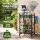 Gardeon Garden Tool Organiser with Wheels Up to 50 Tools Heavy Duty Garage Shed Workshop Storage Cart Black