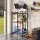Gardeon Garden Tool Organiser with Wheels Up to 50 Tools Heavy Duty Garage Shed Workshop Storage Cart Black