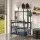 Gardeon Garden Tool Organiser Rack, 50-Tool Capacity, 16 Slots, Hooks and Rolling Lockable Wheels, Black