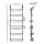 Artiss Over Door 6-Tier Pantry Storage Hanger Metal Organiser Black Heavy Duty Steel Space Saving Solution