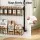 Artiss Over Door 6-Tier Pantry Storage Hanger Metal Organiser Black Heavy Duty Steel Space Saving Solution