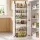 Artiss Over Door 6-Tier Pantry Storage Hanger Metal Organiser Black Heavy Duty Steel Space Saving Solution