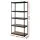 Giantz 5-Tier Garage Shelving Unit - Heavy Duty Steel, 200kg Per Shelf, Adjustable Height, 90x40x180cm, Matte Black