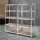 Giantz 2x1.8M Silver Garage Shelving - Heavy-Duty, Adjustable Steel Storage Rack with 200kg Capacity Per Tier, 5 Shelves