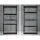 Giantz 1.5M Heavy-Duty Black Steel Garage Shelving Rack with Adjustable Beams, 750kg Capacity, Easy Assembly