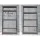 Giantz 2x1.5M Heavy-Duty Steel Garage Shelving Rack, Adjustable 5-Tier Storage, 750kg Capacity, Matte Charcoal