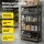 Giantz 1.6m Garage Shelving 5-Tier 1250kg Heavy-Duty Boltless Storage Rack with MDF Shelves Black