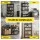 Giantz 1.6m Garage Shelving 5-Tier 1250kg Heavy-Duty Boltless Storage Rack with MDF Shelves Black