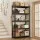 Giantz 1.6m Garage Shelving 5-Tier 1250kg Heavy-Duty Boltless Storage Rack with MDF Shelves Black