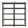 Giantz 5-Tier Garage Shelving 160cm Wide, 250kg per Shelf, MDF, Black