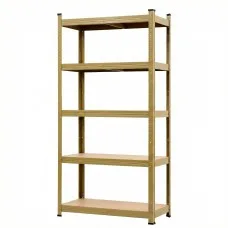 Giantz 5-Tier Garage Shelving Unit 1250kg Capacity Adjustable Boltless Rack Yellow
