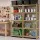 Giantz 2-Rack Garage Shelving 160cm 250kg MDF Storage System Yellow
