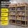 Giantz 2-Rack Garage Shelving 160cm 250kg MDF Storage System Yellow