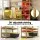 Giantz 2-Rack Garage Shelving 160cm 250kg MDF Storage System Yellow