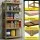 Giantz 2-Rack Garage Shelving 160cm 250kg MDF Storage System Yellow