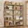 Giantz 2-Rack Garage Shelving 160cm 250kg MDF Storage System Yellow