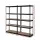 Giantz 2-Pack 2x1.8M Garage Shelving Unit, Heavy-Duty Black Steel Rack, 1000kg Capacity, Adjustable Boltless Design