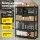 Giantz 5-Tier Steel Garage Shelving Unit 1.8x1.2m - Heavy-Duty, Anti-Rust, 750kg Capacity, Modular Design