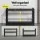 Giantz 1.5m x 0.9m Steel Warehouse Shelving Garage Storage Rack, 200kg Per Shelf, Adjustable, Black, 2-Tier