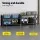 Giantz 2x Garage Shelving Rack 0.9M Heavy Duty Steel, 200kg Per Shelf, Adjustable Workbench Storage, Black