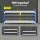 Giantz 2M x 0.9M Heavy Duty Steel Warehouse Shelving Rack, 200kg Per Tier, Adjustable Garage Storage Unit