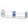 Giantz 2x 0.9M Heavy Duty Steel Garage Shelving Workbench Rack, 200kg Per Shelf, Adjustable Storage, Blue/Grey