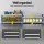 Giantz 2x 0.9M Heavy Duty Steel Garage Shelving Workbench Rack, 200kg Per Shelf, Adjustable Storage, Blue/Grey