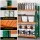 Giantz 1.2m x 1.5m Heavy Duty Garage Shelving Rack, 3 Tier, Industrial Steel, 200kg Per Shelf, Adjustable, Green