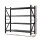 Giantz 2M x 1.8M Heavy Duty Steel Garage Shelving Rack, 4-Tier Warehouse Storage, 200kg per Shelf, Black