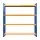 Giantz 2Mx2M Heavy-Duty Garage Shelving, 200kg Capacity per Shelf, Industrial Steel, Adjustable, Rust-Resistant, Blue