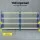 Giantz 4M x 2M Heavy Duty Steel Garage Shelving Rack, 200kg Shelf Load, Adjustable, Blue, Set of 2