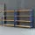 Giantz 4Mx2M Heavy Duty Garage Shelving Rack, Industrial Steel, 200kg per Shelf, Adjustable, Orange, Set of 2
