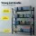 Giantz 4M x 2.4M Heavy Duty Garage Shelving Rack, Black Steel, 200kg Per Shelf, Adjustable, Z-Braced, 2 Pack