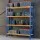 Giantz 2.4M x 2M Heavy Duty Garage Shelving Rack, Steel Warehouse Pallet Storage, 200kg/Shelf, Blue, 4 Tier