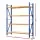 Giantz 2.4M x 2M Heavy Duty Garage Shelving Rack, Steel Warehouse Pallet Storage, 200kg/Shelf, Blue, 4 Tier