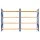 Giantz 4Mx2.4M Heavy Duty Steel Garage Shelving Rack, 200kg Per Shelf, Adjustable, Rust-Resistant, 4 Tier