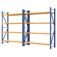 Giantz 4Mx2.4M Heavy Duty Steel Garage Shelving Rack, 200kg Per Shelf, Adjustable, Rust-Resistant, 4 Tier