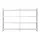 Giantz 3m x 2m Heavy Duty Garage Shelving Rack, Industrial Steel, 200kg Per Shelf, Adjustable, Black, 4 Tiers