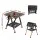 Giantz Portable Folding Worktable 454kg Heavy Duty Adjustable 60–91.5cm Steel MDF Workbench 70x65cm