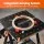 Giantz Portable Folding Worktable 454kg Heavy Duty Adjustable 60–91.5cm Steel MDF Workbench 70x65cm
