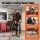 Giantz Portable Folding Worktable 454kg Heavy Duty Adjustable 60–91.5cm Steel MDF Workbench 70x65cm