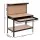 Giantz 120cm Workbench with Pegboard Ultra-Wide Drawer Black Q195 Steel Frame 20 Hooks Smooth Glide Rails