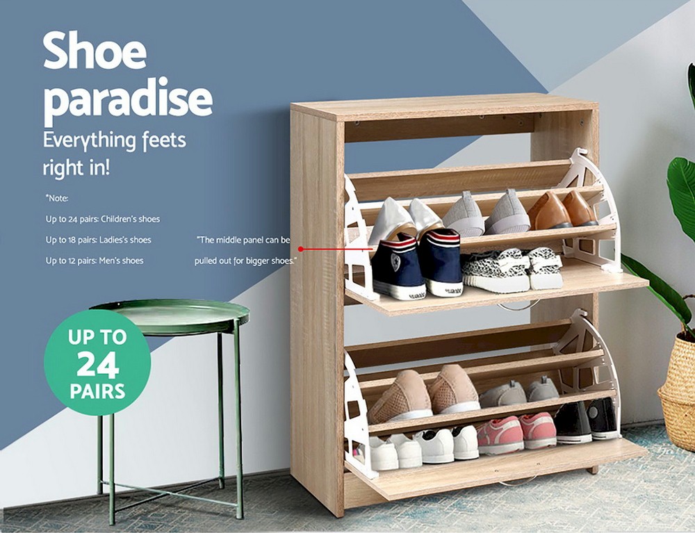 Oak shoe cabinet from Habitura